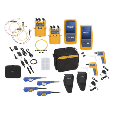 Certificador de Fibra Óptica MPO/MMC / 24 Fibras en 1 Segundo / Precisión ±0.10 dB / Sistema Versiv / Inspección Visual 24 Fibras / Medición de Longitud ±1 m + 1% CFM-100SIINTL FLUKE NETWORKS