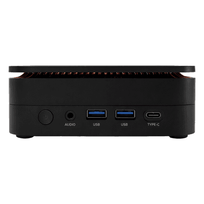 Mini PC / AMD Ryzen 7 7735HS 8 Núcleos / 16 GB DDR5 / 512 GB SSD NVMe / Wi-Fi 6 / Ethernet 2.5G / HDMI 2.0 + DisplayPort / 128 mm × 128 mm × 42 mm (5.0 in × 5.0 in × 1.7 in)