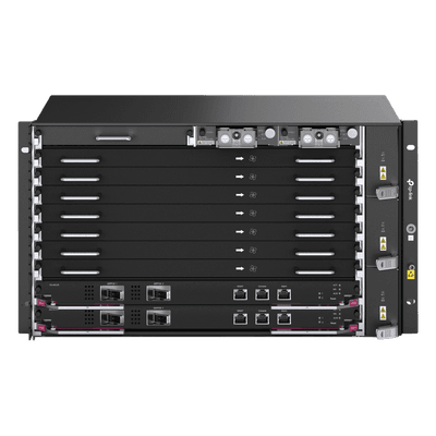 Chassis OLT / 7 Slots de Servicio / 160 Gbit/s por Slot / GPON 2.5G + XGS-PON 10G / Split 1:256 / Dual Control Redundante / L2+L3 Avanzado DS-P8000-X7 TP-LINK