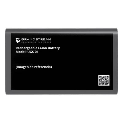 Batería de Iones de Litio / 1500 mAh / 3.8 V / Protección PCM / Material Ignífugo 94-V0 / Compatible con Terminales IP y Videoconferencia UGS-01 GRANDSTREAM