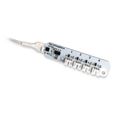 Interfaz de Botones Push / 4 Canales / Control LED 3.3V / 256 Combinaciones / Cable X-talk 180 cm / PCB 82 mm XT-B4N6 NEXMOSPHERE