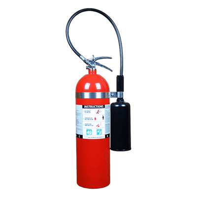 Extintor de CO2 / 15 lb (6.8 kg) / Clase B y C / UL Listado / Rango -30 °C a 49 °C / Alcance 1.2-2.4 m (3.9-7.9 ft)