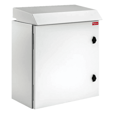 Gabinete Rack 19 UR Tipo 3R Exterior con Ventiladores y Termostato / 36.3" x 23.6" x 24" / Acero Gris RAL 7035 PTRS362424G3 HOFFMAN