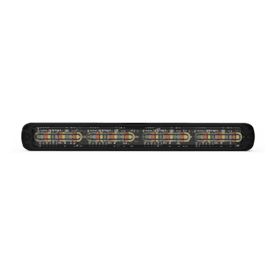 Luz LED de Advertencia / Perfil Ultra Delgado / Quad-Color 48 LED / 11 Pulgadas / IP67/IP69K / Traffic Advisor / Sincronización Múltiple Unidades