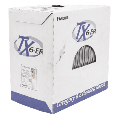 Cable UTP Cat6 / 22 AWG / CMR Riser / 305 m (1000 ft) / Rango Extendido 150 m / 250 MHz / Gris PUR6C2204IG-CE PANDUIT