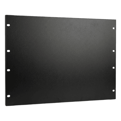 Tapa Ciega para Rack / 3 UR / Acero 2.66 mm / 19" EIA / Negro Jet / 5.22 x 19.00 x 0.11 in (13.26 x 48.26 x 0.28 cm) P19RPP3UB HOFFMAN
