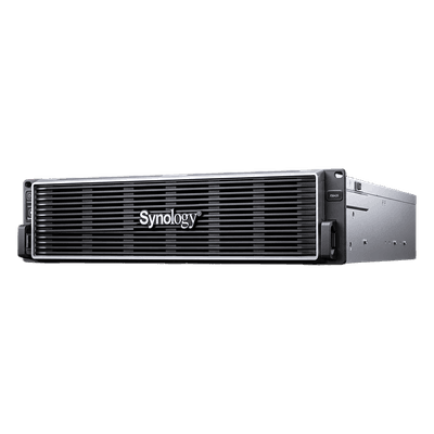 Servidor All-Flash / 24 Bahías SAS-SATA / Dual Xeon Silver 8 Núcleos / 32GB DDR4 ECC / 10GbE / 215K+ IOPS 4K iSCSI FS-6420 SYNOLOGY