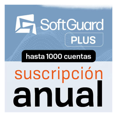 Plataforma de Monitoreo / 1000 Cuentas / Video / GPS / CRM / Apps Móviles / Licencia Anual SGPLUS1000A Softguard