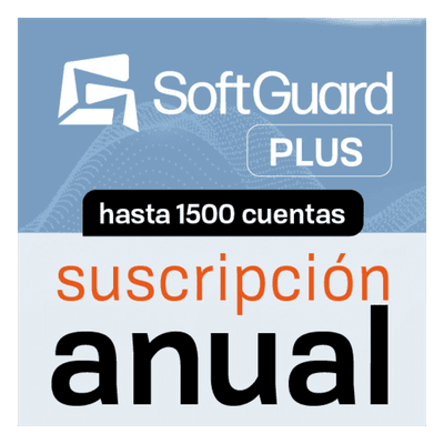 Software de Monitoreo / Licencia Anual / 1500 Cuentas / Video / GPS / CRM / Apps Móviles SGPLUS1500A Softguard