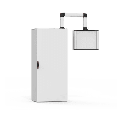 Gabinete para Pantalla HMI / 400x600x210 mm (15.7x23.6x8.3 in) / IP55 IK10 / Montaje Brazo Oscilante / Placa Frontal Removible OICE406021 HOFFMAN