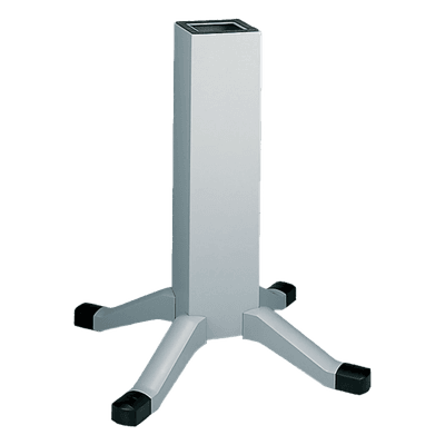 Pedestal de Acero con Patas para Gabinete HMI / 914 x 102 x 102 mm (36 x 4 x 4 in) / Acero Suave / Pintura en Polvo Gris ANSI 61 / Altura Ergonómica 914 mm (36 in) AP36L44 HOFFMAN