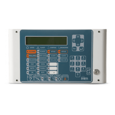 Panel Repetidor Remoto / Pantalla LCD / RS485 1000 m (3280.8 ft) / Compatible SmartLoop-SmartLight-SmartLine / Consumo 40 mA / Certificación EN 54 SMARTLETUSEE/LCDLITE INIM ELECTRONICS