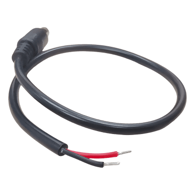 Cable Pigtail DC / Conector Macho 5.5 x 2.1 mm / 30 cm (11.8 in) / Calibre 22AWG / Polarizado / 12 VCC DC-CORD-B EPCOM POWERLINE