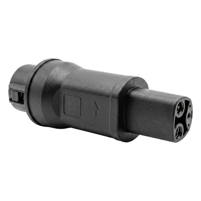 Adaptador de Conector EV / Entrada Tipo 1 (SAE J1772) / Salida NACS / 7 kW / 32 A / 220 V AC / Monofásico / Uso Interior y Exterior T1/NACS GREENC