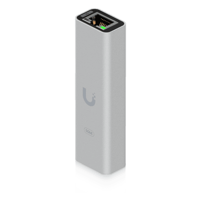 Adaptador USB-C a Ethernet / 5 GbE RJ45 / Indicador de Actividad LAN / Compatible con Mac, Windows y Linux / Construcción en Aluminio y Policarbonato / 38 g (1.3 oz)