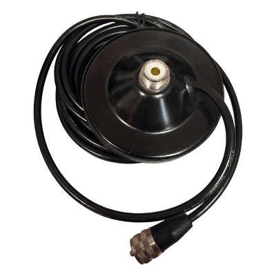 Montaje Magnético para Antena / Diámetro 90 mm (3.5 in) / Conector SO239 / Cable RG58 4.5 m (14.8 ft) / Uso Vehicular TXSD90 TXPRO