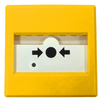 Pulsador Manual Antiincendio / Certificación EN54-11 / Restablecible con Llave / LED Multicolor / 10-30V DC / Instalación a Vista o Empotrada IC0020Y INIM ELECTRONICS