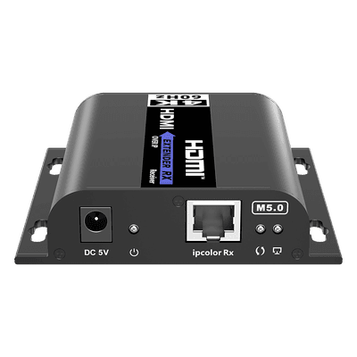 Receptor Extensor HDMI sobre IP / 4K@60Hz / Alcance 120 m (393.7 ft) / HDMI 2.0 / HDCP 2.2 / 18 Gbps / IR Bidireccional / Matriz 256x256 TT-483RX EPCOM TITANIUM