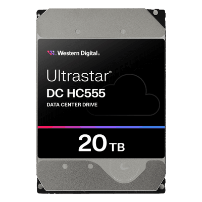 Disco Duro Empresarial / 20 TB / SATA 6Gb/s / 7200 RPM / HelioSeal / 512 MB Buffer / 512e SE WUH722020CLE6L4 Western Digital (WD)