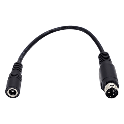Adaptador de Corriente DC / Jack 5.5mm x 2.1mm a Mini-DIN 3 Pines / Plug & Play / 12V-19V-24V