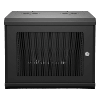 Gabinete Rack 19 Pulgadas / 4U / Montaje Pared / Capacidad 100 kg / Acero Calibre 20 / Profundidad 606 mm (23.9 in)
