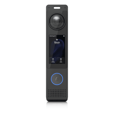Sistema de Control de Acceso con Cámara Dual / 12 MP + 8 MP / Pantalla Táctil 3" / Audio Bidireccional / IP55 / PoE+ UVC-G6-PRO-ENTRY UBIQUITI