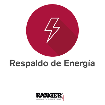 Respaldo de Energía con Batería / Hasta 8 Horas / Diseño Resistente a Intemperie / Contador de Entradas y Salidas / Pantalla Remota 30 m (98.4 ft) / Conexión RJ45 LAN OPCION-BU RANGER SECURITY DETECTORS