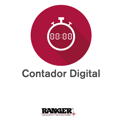 Contador Digital / IR Anti-Falsas Alarmas / Batería 8h / Intemperie IP / Pantalla Remota 30m (98ft) / RJ45 LAN / Entradas y Salidas OPCION-CD RANGER SECURITY DETECTORS