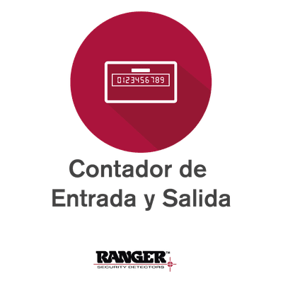 Contador de Entradas y Salidas / Sensor Infrarrojo Anti-Falsas Alarmas / Pantalla Remota 30 m / Conexión RJ45 LAN / Batería 8 Horas / Diseño Intemperie OPCION-CDD RANGER SECURITY DETECTORS