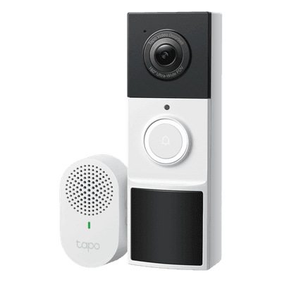 Videoportero IP Inalámbrico / 2K 3 Megapixel / 160° DFOV / Batería 6400 mAh / Detección IA Personas-Vehículos / Visión Nocturna Color / Audio Bidireccional TAPO-D210 TP-LINK