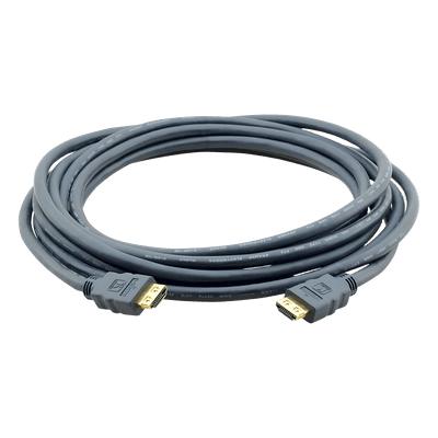 Cable HDMI Premium / 4K@60Hz 4:4:4 / 18 Gbps / Conectores K-Lock Oro 24K / Triple Blindaje / 0.90 m (3 pies)
