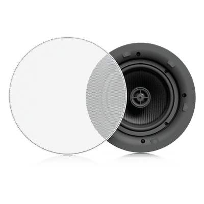 Altavoz Empotrable de Techo / Woofer 6.5" / Tweeter 1" Pivote ±15° / 130W / 8 Ohms / Cobertura Simétrica Axial 90° / NDAA Compliant UACC-IN-CEILING-SPEAKER UBIQUITI