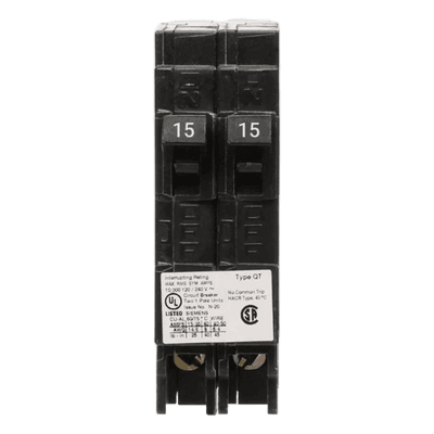 Interruptor Automático Duplex / Enchufable / 2 Polos / 30-30 A / 120 VCA / 10 kA Q3030 SIEMENS