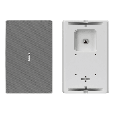 Altavoz de Pared / 8" / PoE++ / Dante / DSP Integrado / Mezclador 2 Canales / 100 dB SPL / Montaje Flexible WM-8D-WT KRAMER