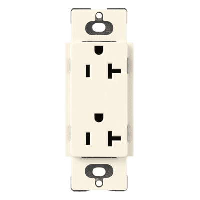 Contacto Dúplex de Pared / 20 A / 125 V / Terminales Laterales o Push-In / Acabado Satin Colors / Sin Tamper-Resistant