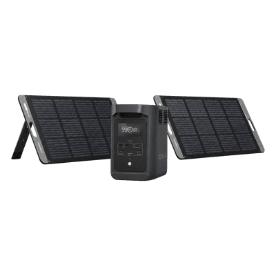 Kit de Energía Portátil / 980 Wh / Salida AC 500 W (X-Boost 650 W) / Panel Solar 200 W / Batería LiFePO4 / UPS Inteligente KITE98015114 UGREEN