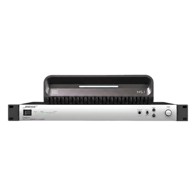 Kit Amplificador de Zona y Streamer de Audio / PoE + USB-C / HDMI eARC + Óptica + RCA / Bluetooth LE Audio / WiFi / AirPlay2 + GoogleCast + SpotifyConnect / 2 Canales 120W / 4.1 x 13.7 x 12.6 pulgadas MS1/2120LZ VSSL
