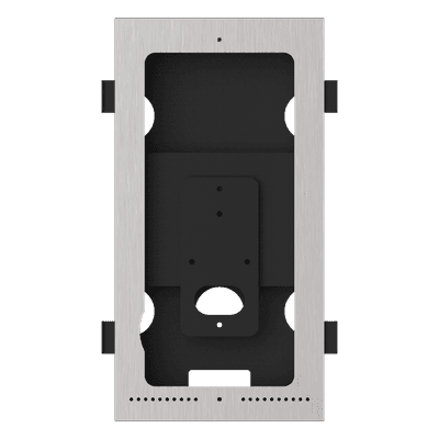 Carcasa Gang Box / Montaje Parcial Empotrado / Acero SGCC + SUS316L / 248x129x35.9 mm (9.76x5.08x1.41 in) / 861.1 g (1.898 lb) / Serie DS-K1T673 DS-KAB673-SF1 HIKVISION