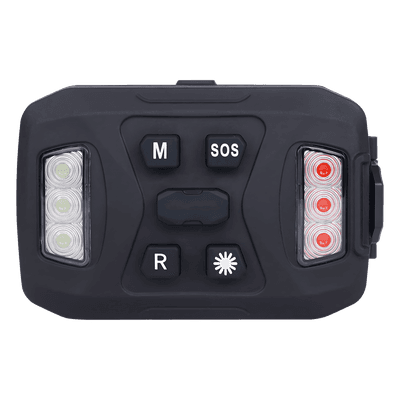 Luz de Advertencia Múltiple XLTD2735A / 26 LEDs Rojo/Azul/Blanco / IP67 / Magnética / Recargable 1200mAh / 72x48x29mm XLTD-2735-A EPCOM INDUSTRIAL SIGNALING