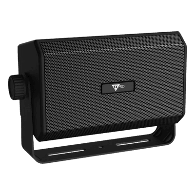 Altavoz Externo Compacto / 10W 8 Ohm / Perfil Bajo / Soporte Ajustable 180° / Conector 3.5 mm / Compatible CB GMRS Marina Radioafición TX-81 TXPRO