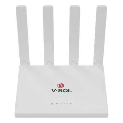 Router Wi-Fi 6 / AX3000 Dual Band / 1 WAN Gigabit + 3 LAN Gigabit / Mesh / Temperatura Industrial -30 a 60°C (-22 a 140°F) HG5013-4G-PRO V-SOL