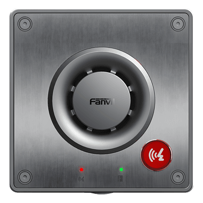 Intercom IP para Exterior / Cámara 4 Megapixel (1080p) / HDR e Iluminación IR / Altavoz 5W y Doble Micrófono con Reducción de Ruido / Panel Acero Inoxidable y Cuerpo Aluminio / IP66 e IK10 / PoE+ / 2 Líneas SIP A11 FANVIL
