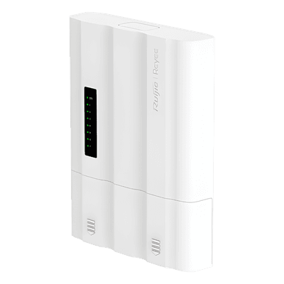 Switch Outdoor Capa 2 / 9 Puertos / 7 RJ45 Gigabit + 2 SFP / PoE++ 60W / IP65 / -30°C a +65°C / 14 Gbps RG-ES207GS-PI-OD RUIJIE