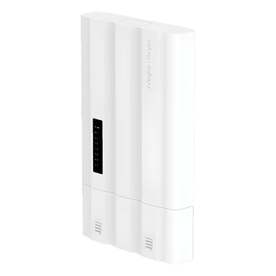 Switch PoE para Exteriores / 7 Puertos Gigabit / 5 RJ45 + 2 SFP / PoE+ 60W / ERPS / IP65 / -30°C a 65°C / Gestión Cloud / Capa 2 / Fanless RG-ES207GS-AC-OD RUIJIE