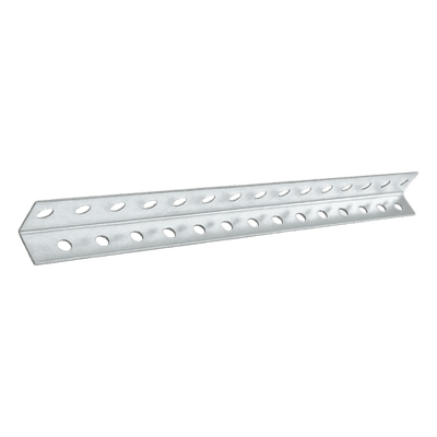 Ángulo Perforado / 50 cm (19.7 ft) / Ancho 2.5 cm / Soporte Guía Horizontal / Acero Galvanizado POS-ANGLE-X ACCESSPRO