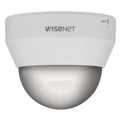 Domo Ahumado de Repuesto / Policarbonato Resistente a Impactos / Ø 119.8 mm x 97.9 mm / Compatible con Cámara QND-6082R/R1 SPB-INW72 Hanwha Techwin Wisenet