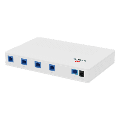 Splitter Activo 1x4 para Alimentación de 4 Dispositivos POF, puertos SC/UPC V1804PU V-SOL