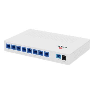 Splitter Activo 1x8 para Alimentación de 8 Dispositivos POF, puertos SC/UPC V1808PU V-SOL
