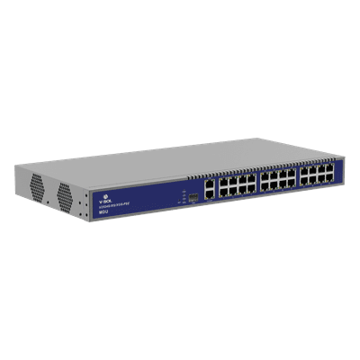 MDU Triple-mode PON (GPON/XGPON/XGSPON) / 24 Puertos PoE 802.3at Gigabit / 1 Puerto PON V2924G/XG/XGS-PSE V-SOL