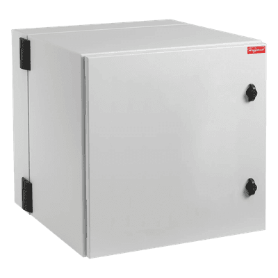 Gabinete Industrial ProTek de Doble Bisagra / Puerta Sólida / NEMA Tipo 4/12 / 12 UR / 612 x 600 x 915 mm (24.09 x 23.62 x 36.02 in) / Acero con Acabado en Polvo / RAL 7035 Gris Claro PTHS242436G4 HOFFMAN